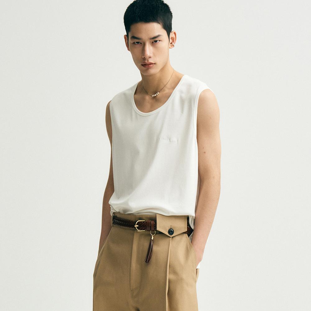 코튼 레귤러 슬리브리스 (화이트)