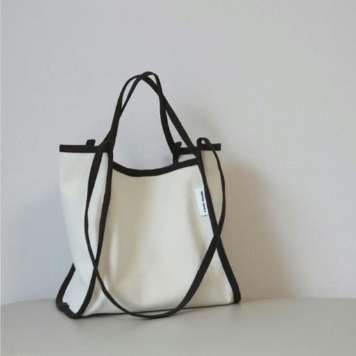 ⭐BEST⭐ 심플 캔버스 바이어스 에코백