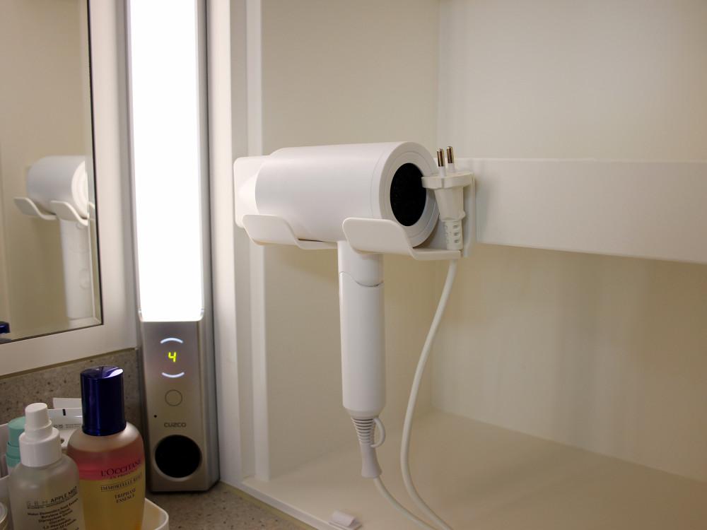 [2차 재입고] 접착식 화이트 드라이기 홀더