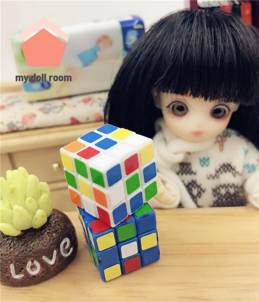 미니어처 큐브 회전 장난감 1:12 마이돌룸