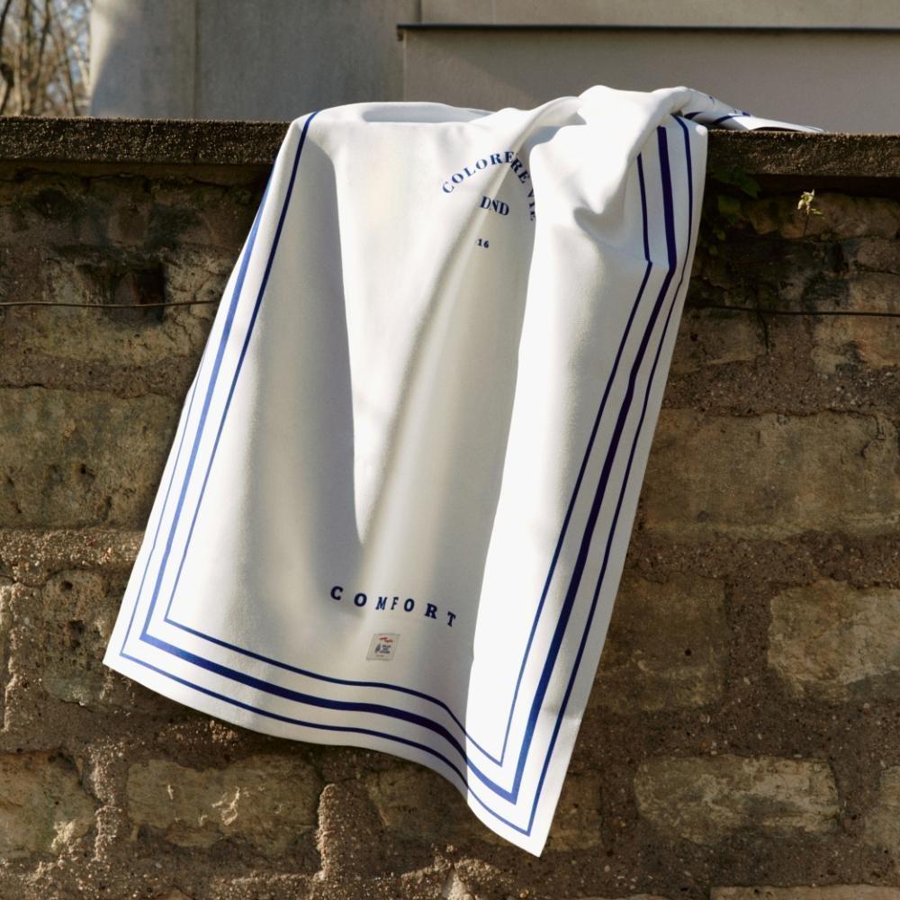colorez beach towel - blue