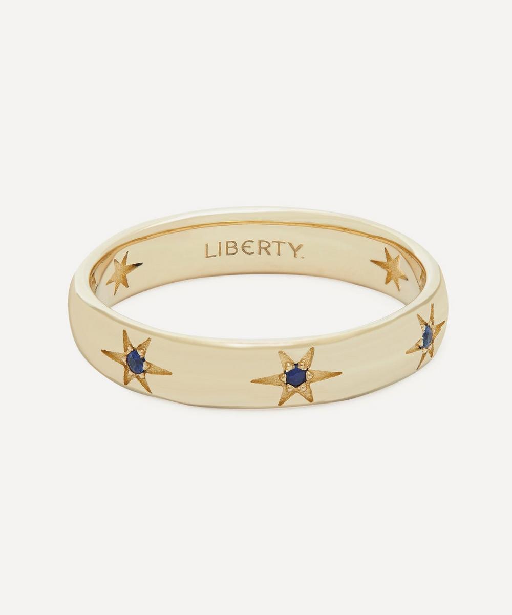9ct Gold Ianthe Star Sapphire Band Ring