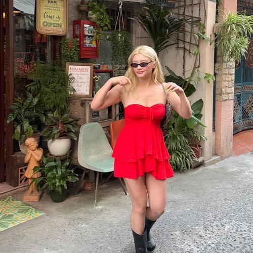 Festival mini dress