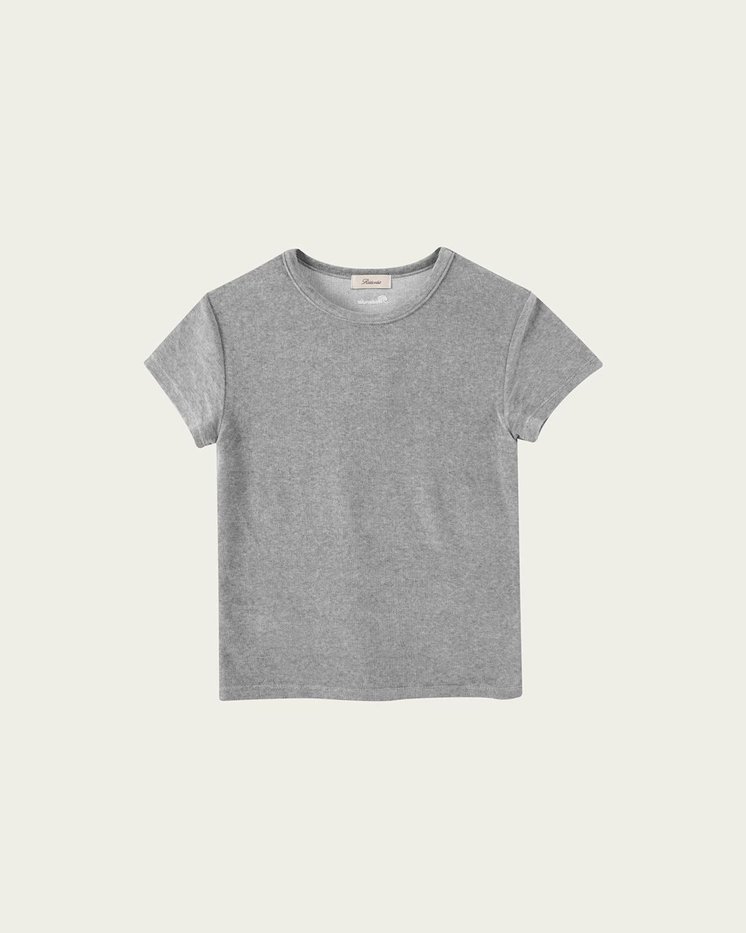 Pana Velour T-shirt - Gray