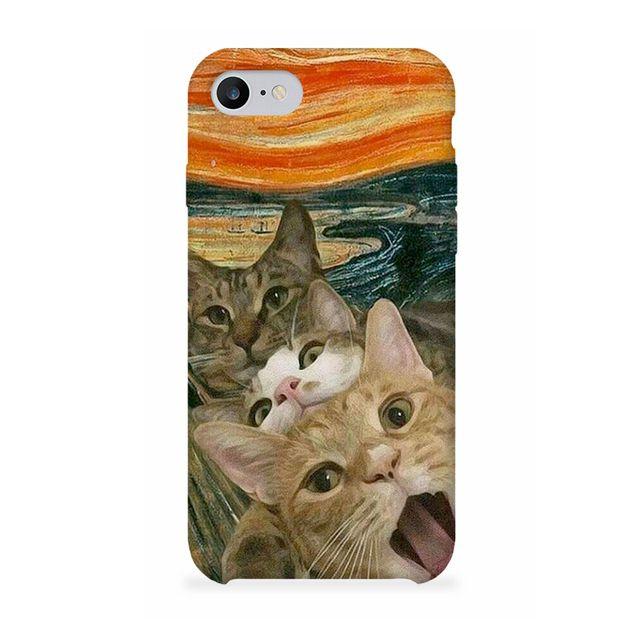 (젤리/터프/카드) 냥이들의 절규 고양이 케이스 아이폰 갤럭시 전기종