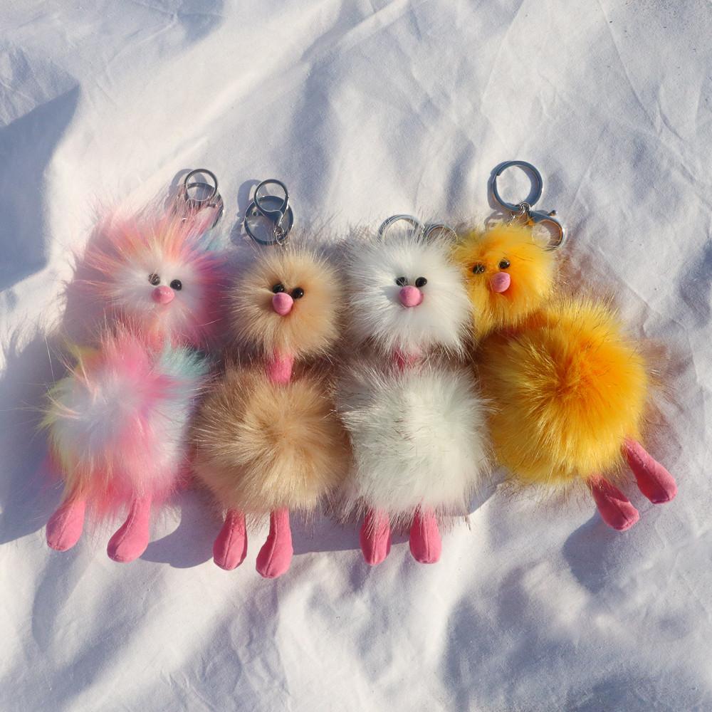 Baby Ostrich Keyring 베이비 오스트리치 키링 홀더 체인 열쇠고리