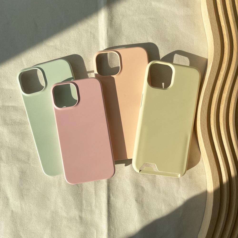 [하드] 12색 크림 컬러 무지 파스텔 심플 하드케이스 아이폰13 케이스