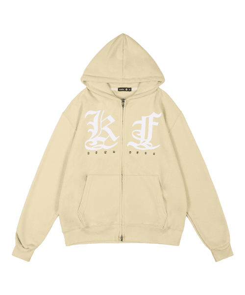 글린트 스터드 후드 집업 (옐로우) K25ZA164