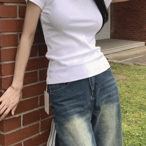 [넉넉핏🖤/긴팔선택] 3만장돌파 비침 적은 치즈 반팔/긴팔 티셔츠 (4 color)