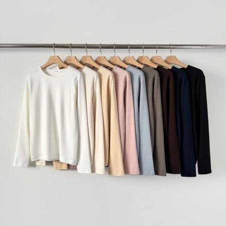 이런 상품 어때요? (당일) 보들 톡톡 면 모달 스판 마들렌 랍빠 긴팔 티셔츠