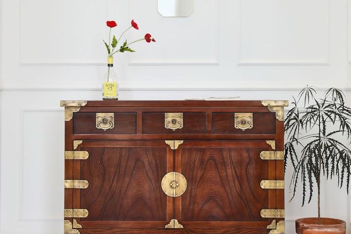 하늬바람 1200 원목 수납장