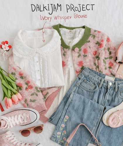 백아이보리 휘스퍼 블라우스