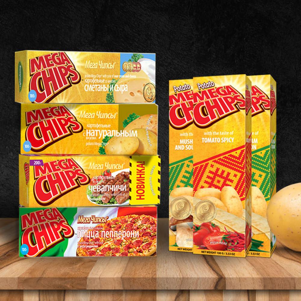 벨프로덕트 Potato MEGA CHIPS 포테이토 메가칩스 MC01