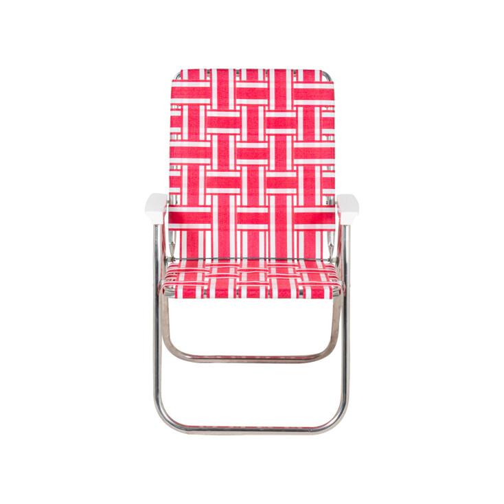 [Lawn Chair USA] 론체어 클래식 Pink & White DUW1414