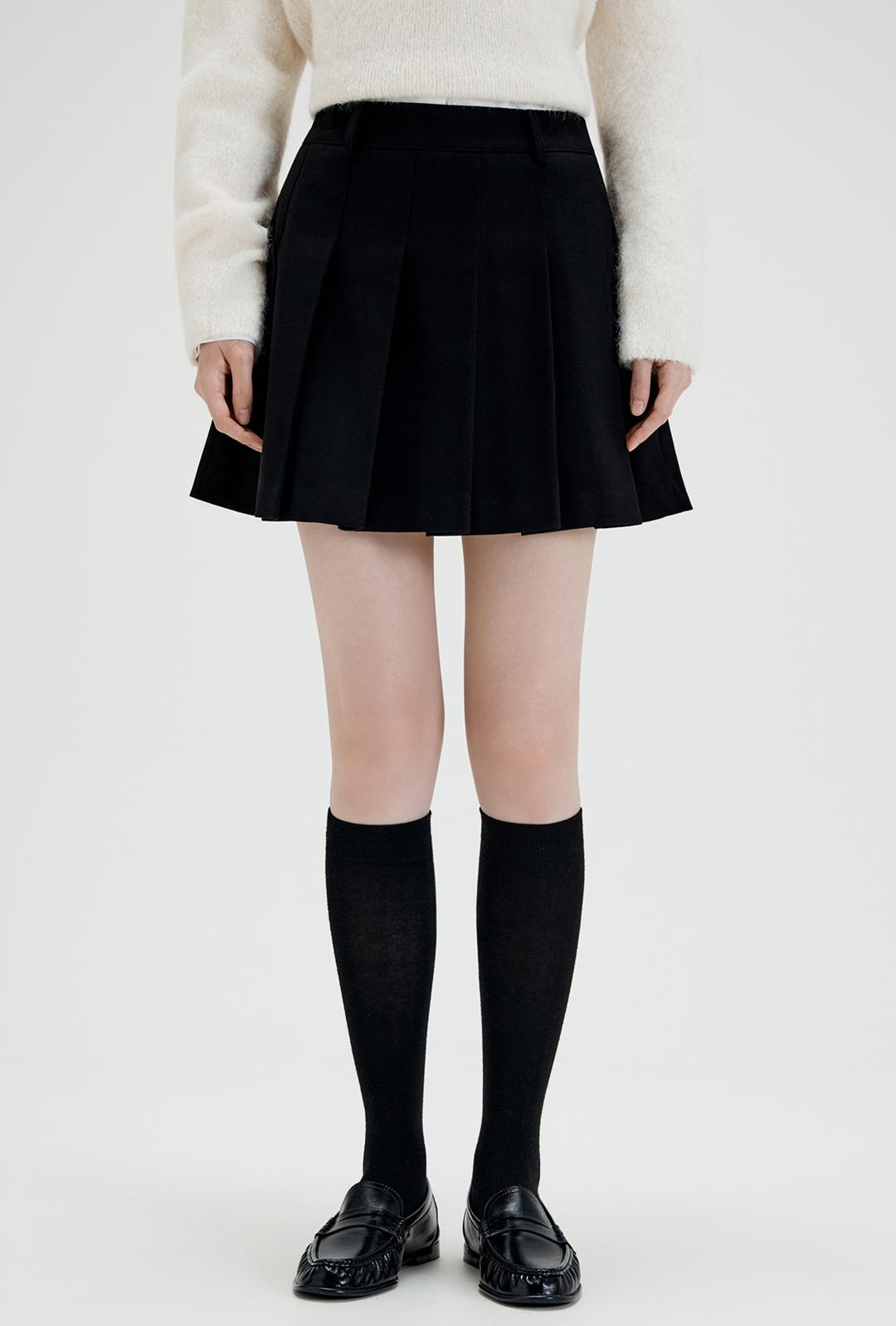 [기모] 플리츠 미니 스커트_MIWWHFV34G