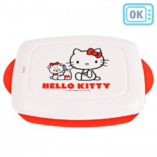 산리오 헬로키티 전자레인지 가능 간편 식판 M