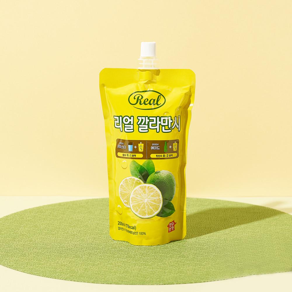 리얼 깔라만시 200ml x 1팩 [원산지:대한민국]