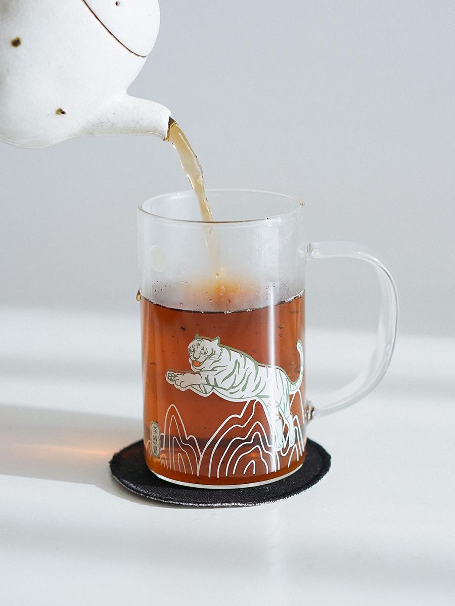 호담국 유리 머그