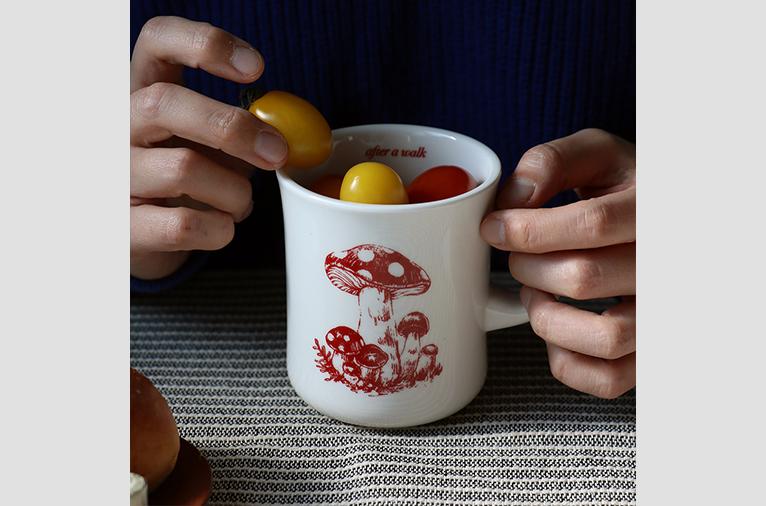 [ALLGRAY] allgray mug _ After a walk _ mushroom
