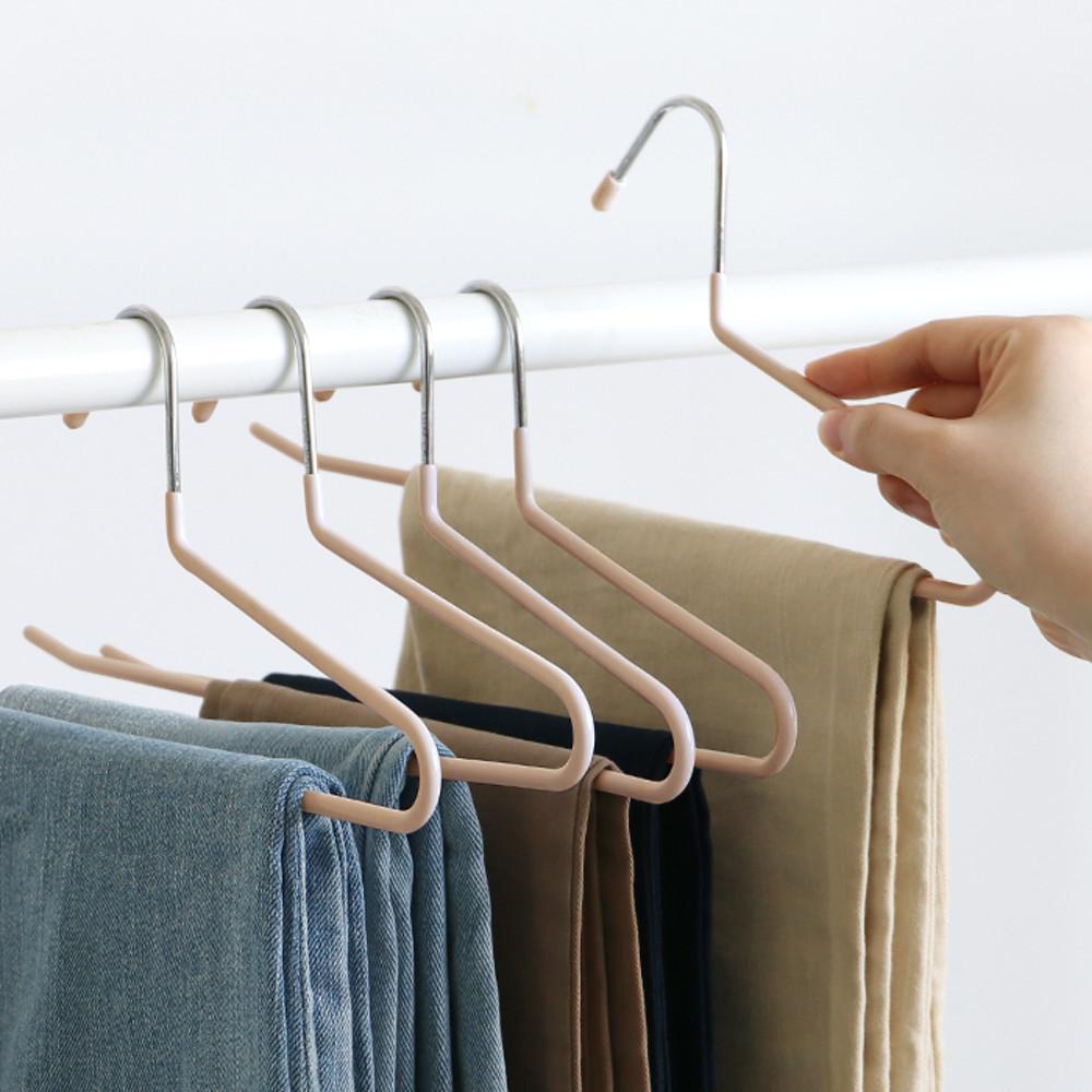 논슬립 코팅 1단 바지걸이 20P