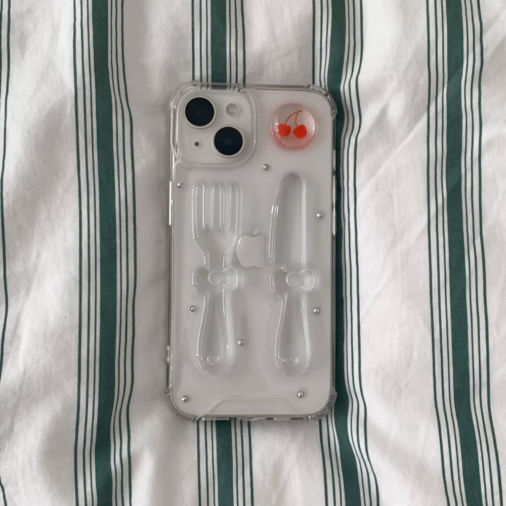 cutlery / 레진 핸드폰 케이스