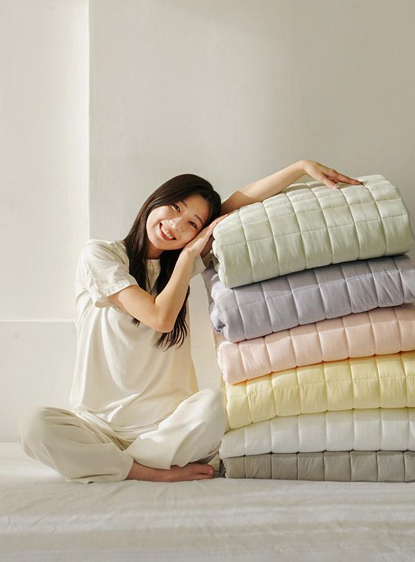 깊은잠몽글 침대패드 6colors (SS/Q/K)