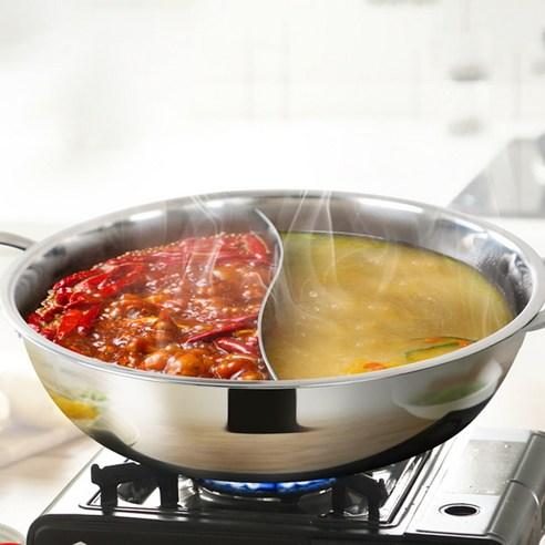 인덕션 특대 반반냄비 - 전골냄비 | 쿠팡