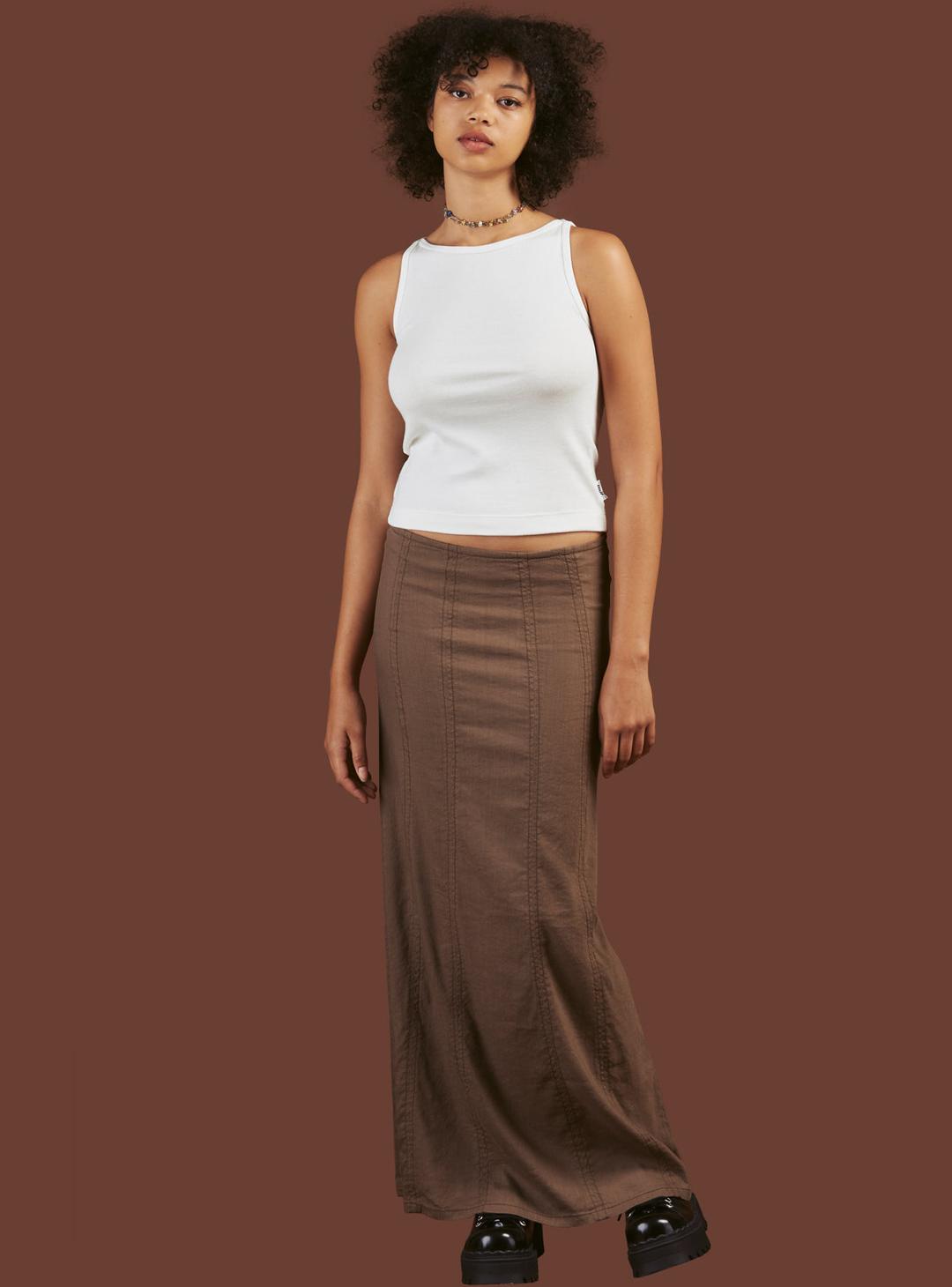 Netto Skirt - L / Brown
