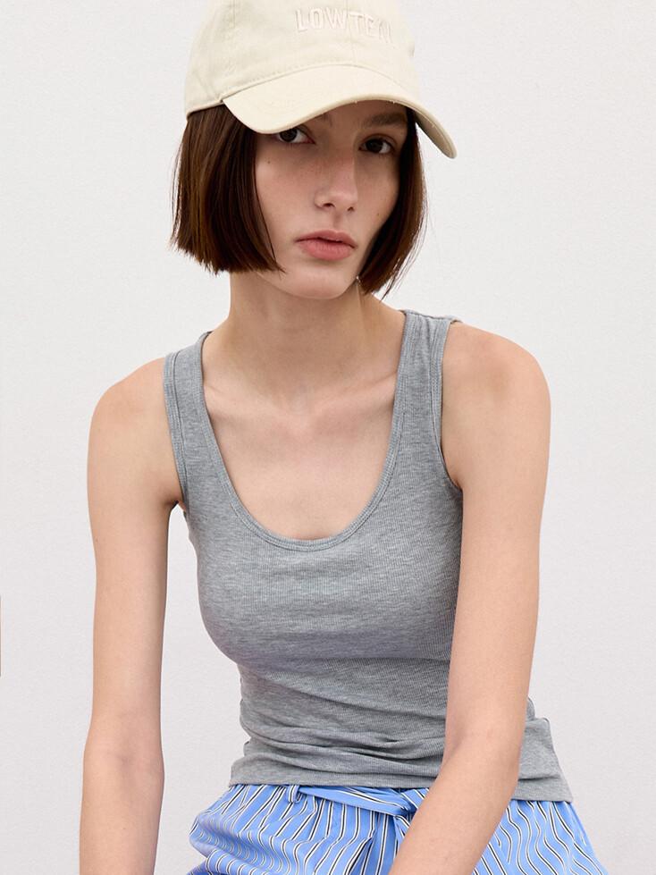 BASIC COTTON BRA TOP(4COLOR)