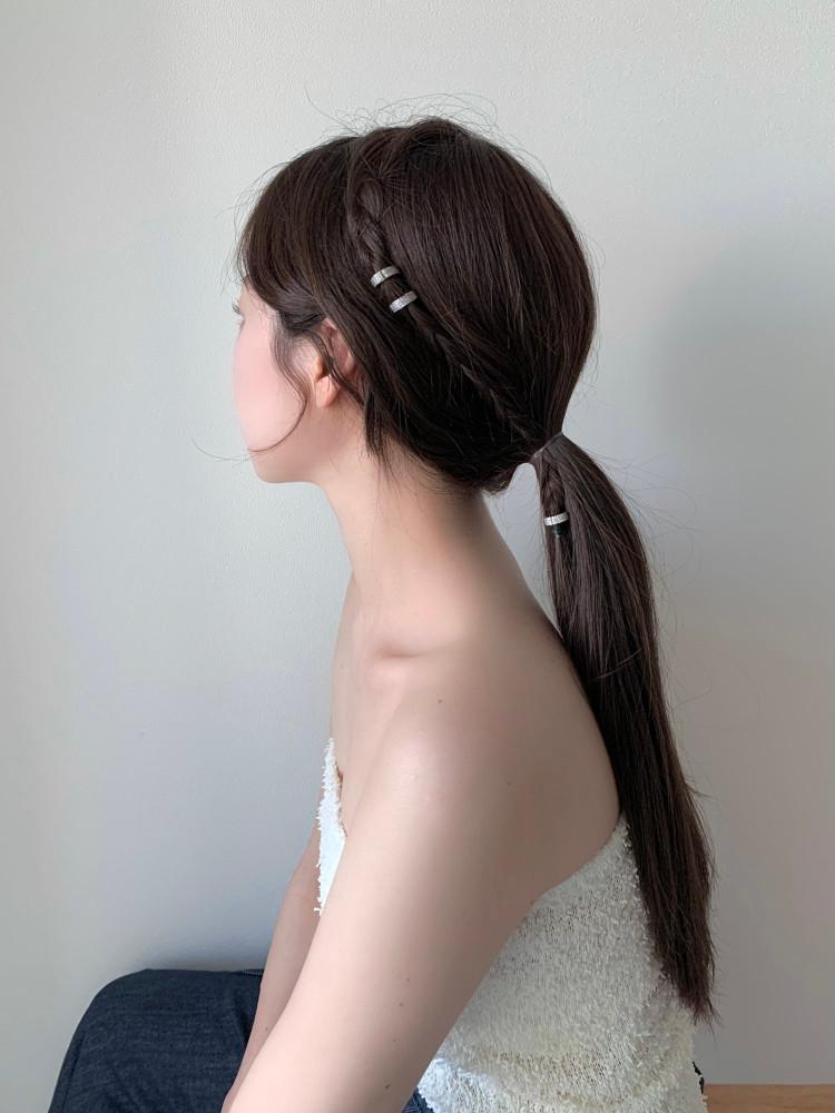 (어센틱/ 2pcs) ﻿cubic disco pin 디스코핀 헤어커프