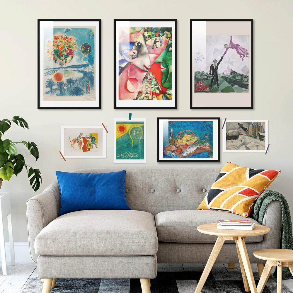 마르크 샤갈 명화 추상화 포스터 28종 인테리어그림 북유럽액자