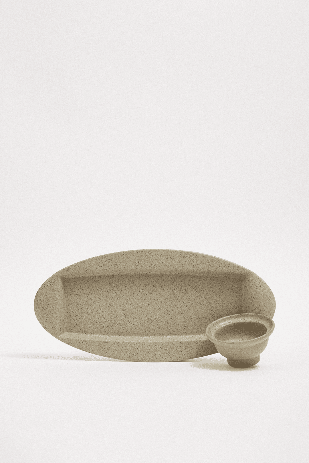 Soil Long Plate + Tiny Bowl Set (3colors)