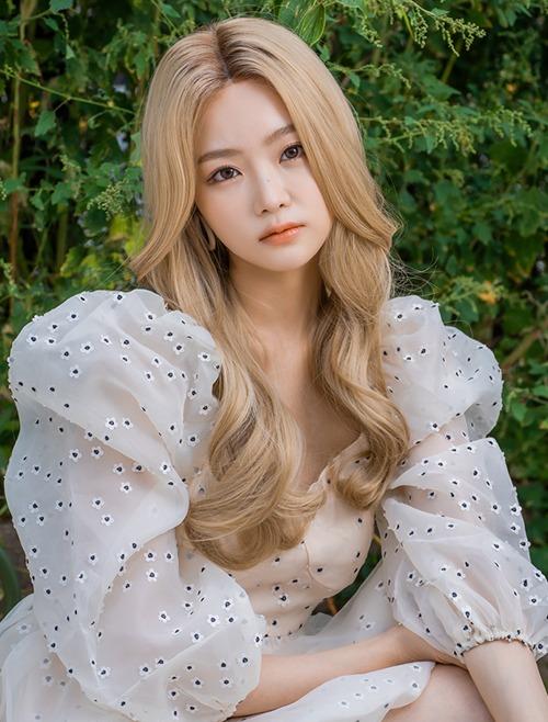 여성 수제 통가발 긴앞머리 빌드펌