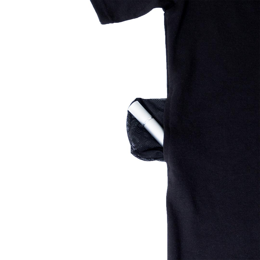 THREE QUARTERS CYCLE T-SHIRT (GREY)