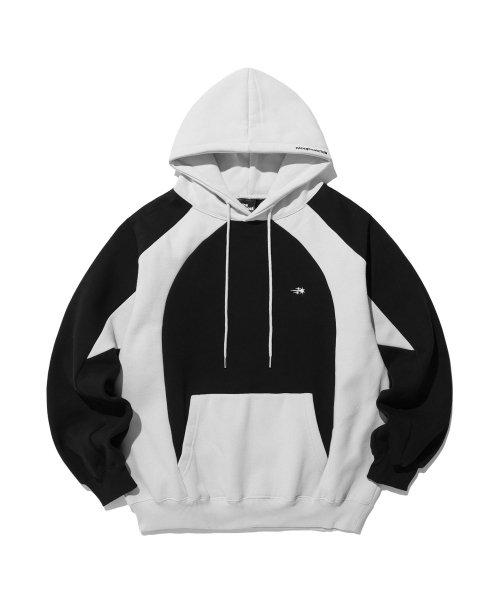 SPORTY LINE HOODIE_CHARCOAL(NG2DFUM429A)