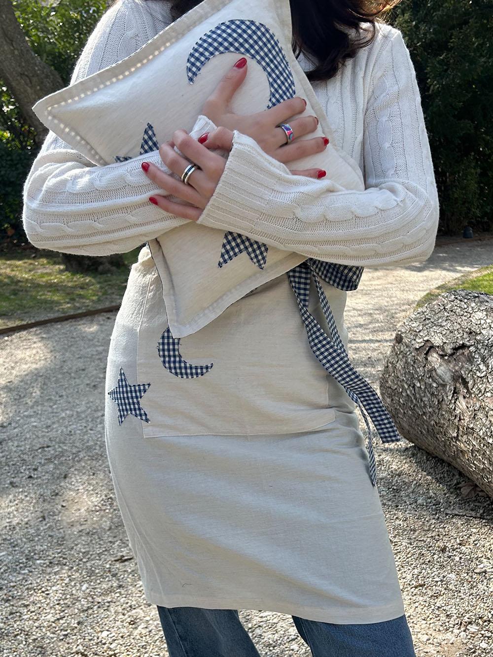 Apron - Star Moon Patch