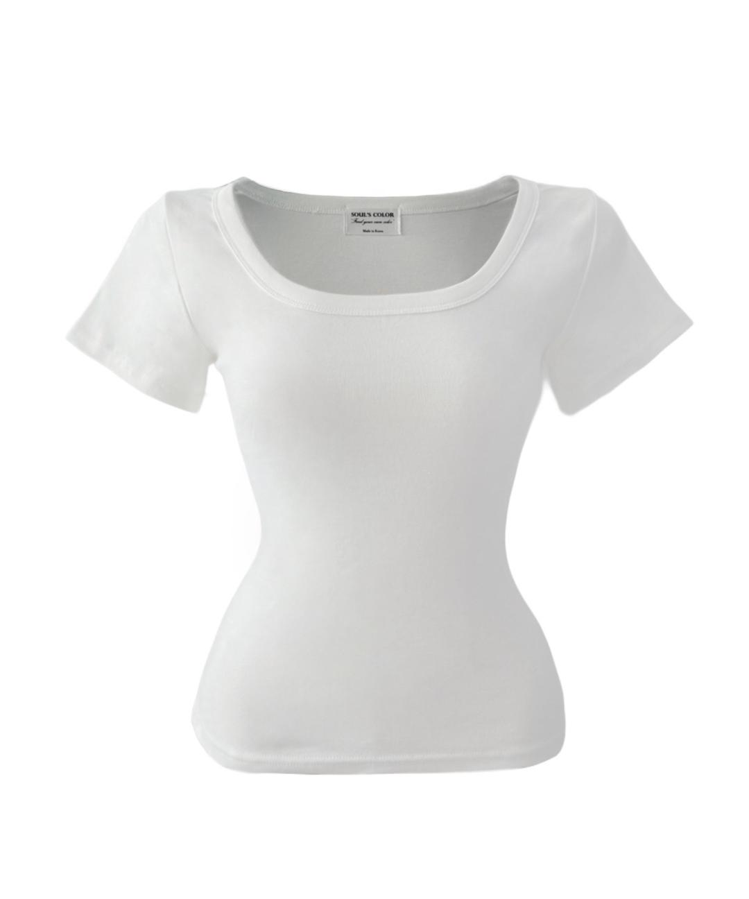 [3가지넥라인/MADE] Bio-washing Basic T-shirt (4color)