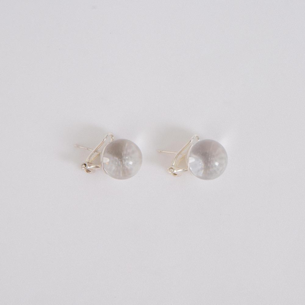 QUARTZ BALL STUDS