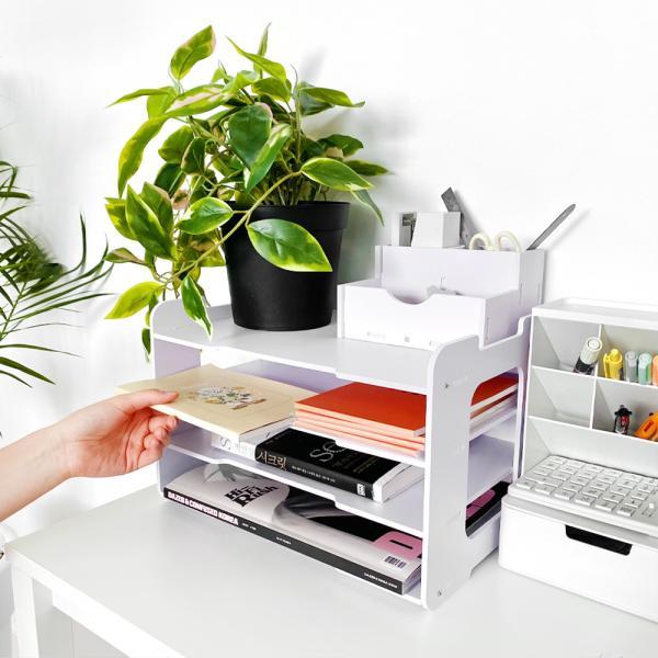 조립식 서류정리함 파일정리함 책상선반 4type