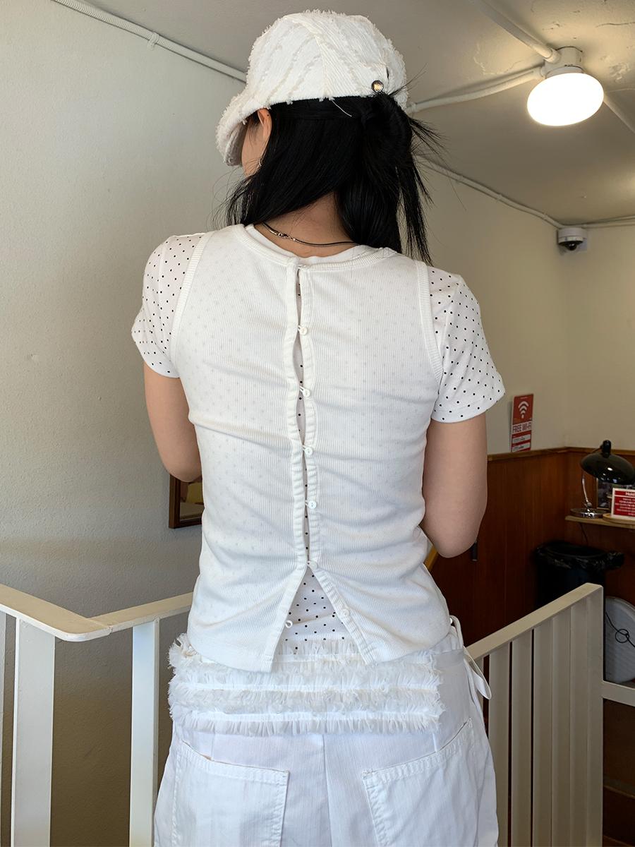 Dual side sleeveless (3color)