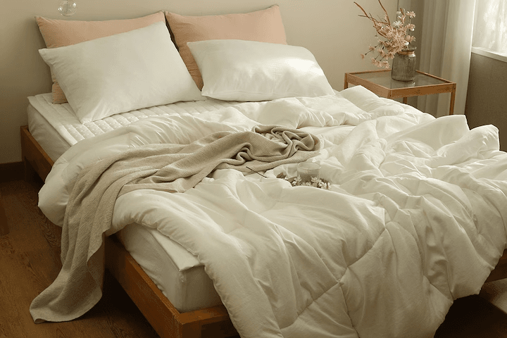 크리미 마이크로실크 알러지케어 차렵이불세트 (SS/Q) 4colors