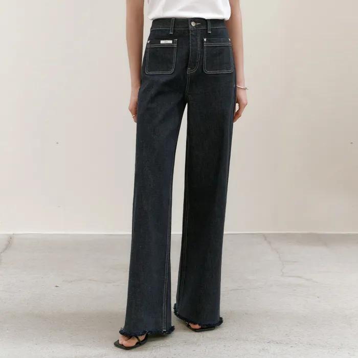 [기장 선택] 셀비 포켓 데님 팬츠_3COLORS