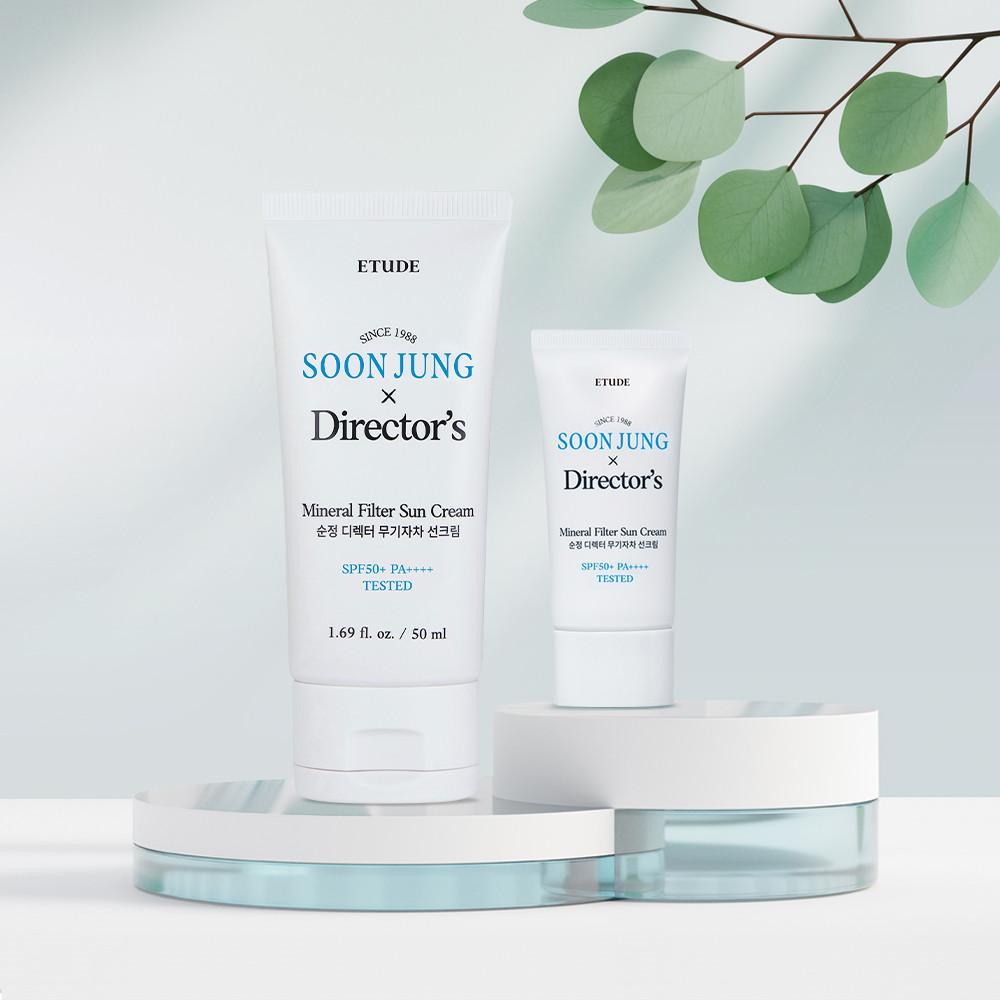[에뛰드] 순정 디렉터 무기자차 선크림 SPF50+ PA++++, 50ml (+20ml 견본)