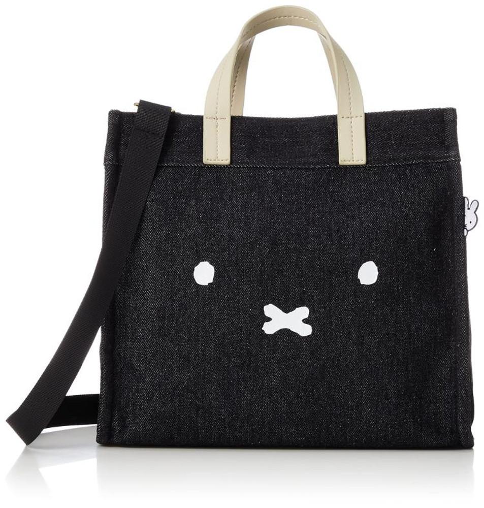 [하피타스] 2WAY 토트 백 핸드백 M 사이즈 HAP6033 스누피, 미피 토트 백 여성 B125 페이스 데이텀 블랙