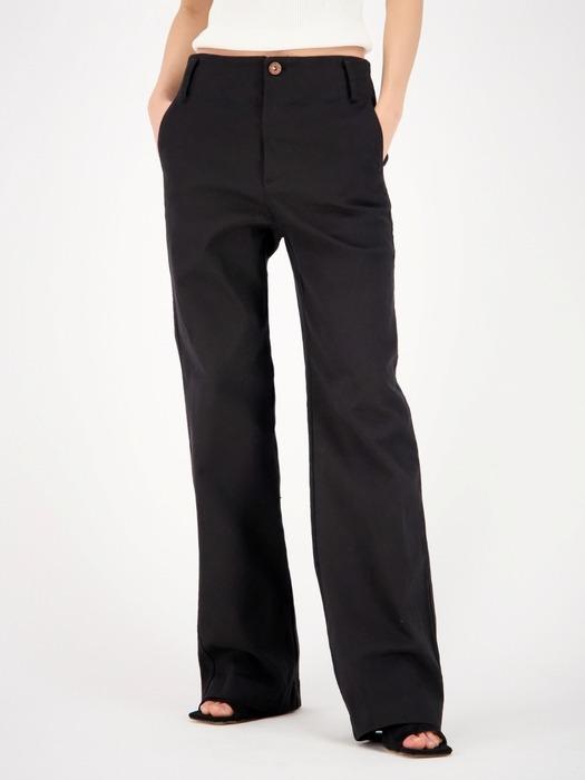 Straight Denim Jean Pants _Black