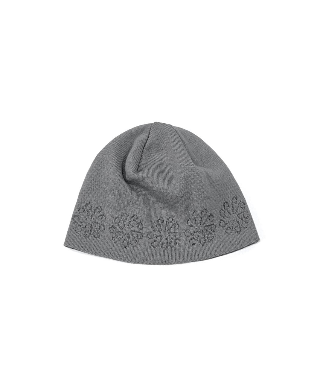 Linking Flower Jacquard Beanie