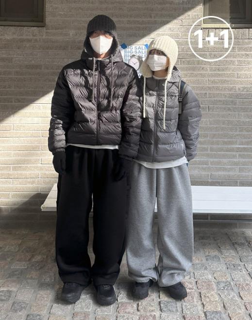 [1+1EVENT] (UNISEX) 윈터 카펜더 양털 와이드 팬츠