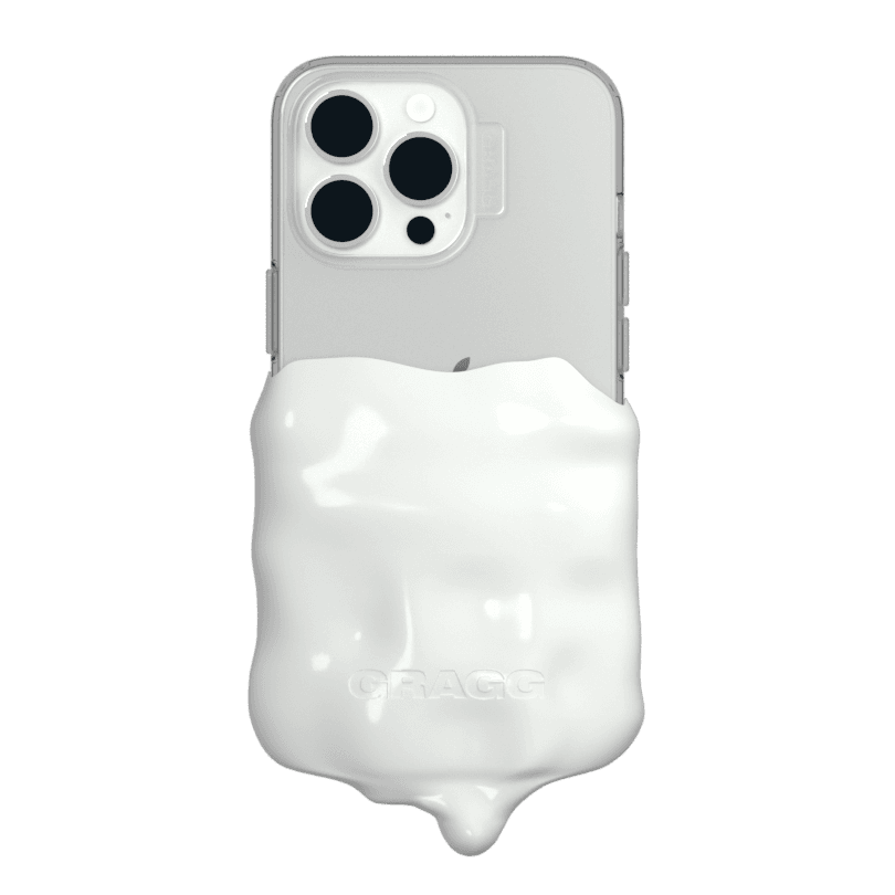 DOUBLE LAYERS CASE - CLEAR/IVORY