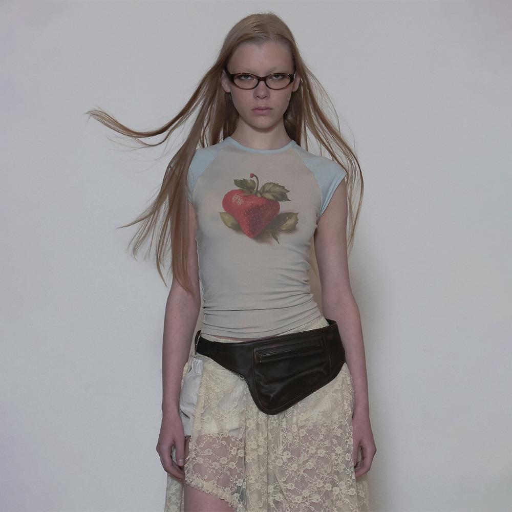 Berry Raglan Tee Raw