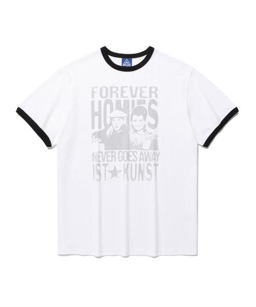 HOMIES BASIC RINGER TEE_WHITE(IK2FMMT520A)